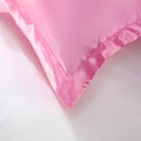 Set in seta satinata 4 pezzi 22 Momme | Toni rosati