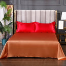 Set in seta satinata 4 pezzi 22 Momme | Toni di Rosso