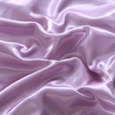 Set in seta satinata 4 pezzi 22 Momme | Toni viola