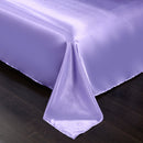 Set in seta satinata 4 pezzi 22 Momme | Toni viola