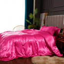 Set in seta satinata 4 pezzi 22 Momme | Toni rosati