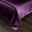 Set in seta satinata 4 pezzi 22 Momme | Toni viola