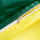 Set in seta satinata 4 pezzi 22 Momme | Toni di verde