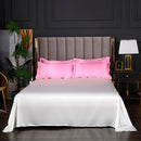 Set in seta satinata 4 pezzi 22 Momme | Toni rosati