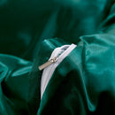 Set in seta satinata 4 pezzi 22 Momme | Toni di verde