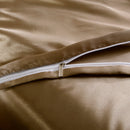 Set in seta satinata 4 pezzi 22 Momme | Toni neutri