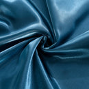 Set in seta satinata 4 pezzi 22 Momme | Toni blu