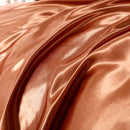 Set in seta satinata 4 pezzi 22 Momme | Toni di Rosso