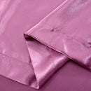 Set in seta satinata 4 pezzi 22 Momme | Toni viola