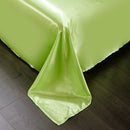 Set in seta satinata 4 pezzi 22 Momme | Toni di verde