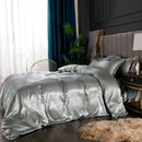 Set in seta satinata 4 pezzi 22 Momme | Toni neutri