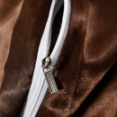 Set in seta satinata 4 pezzi 22 Momme | Toni neutri