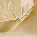 Set in seta satinata 4 pezzi 22 Momme | Toni neutri