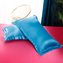 Set in seta satinata 4 pezzi 22 Momme | Toni blu