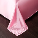 Set in seta satinata 4 pezzi 22 Momme | Toni viola