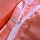 Set in seta satinata 4 pezzi 22 Momme | Toni rosati