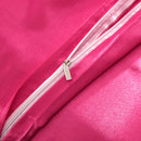 Set in seta satinata 4 pezzi 22 Momme | Toni rosati