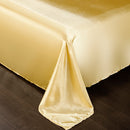 Set in seta satinata 4 pezzi 22 Momme | Toni di Rosso