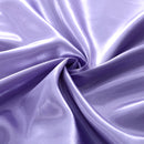 Set in seta satinata 4 pezzi 22 Momme | Toni viola