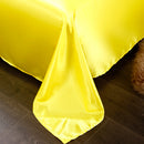 Set in seta satinata 4 pezzi 22 Momme | Toni di verde