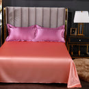 Set in seta satinata 4 pezzi 22 Momme | Toni viola