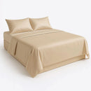 Set in seta satinata 4 pezzi 22 Momme | Toni lussuosi