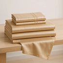 Set in seta satinata 4 pezzi 22 Momme | Toni lussuosi