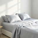 Set in seta satinata 4 pezzi 22 Momme | Toni lussuosi