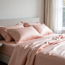 Set in seta satinata 4 pezzi 22 Momme | Toni lussuosi